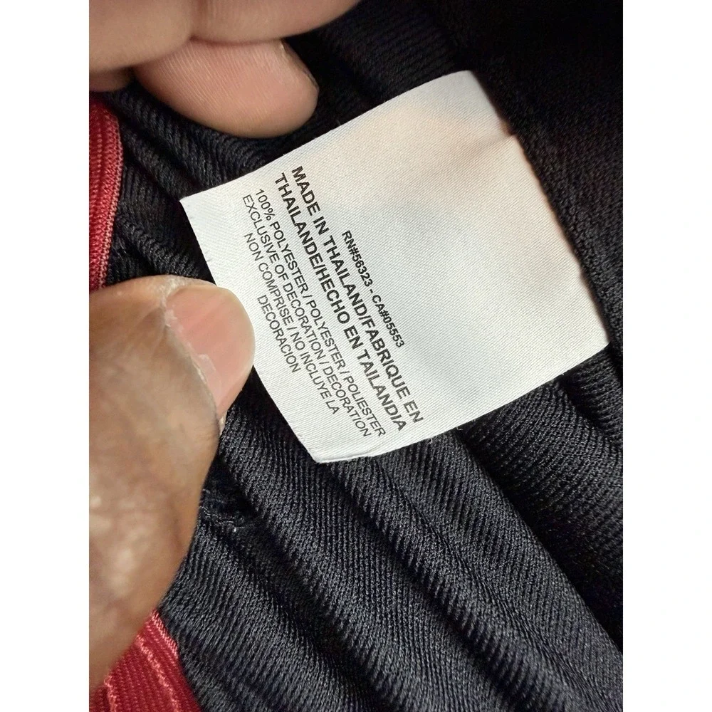 Air Jordan 11 Basketball Tear Away Pants Mens L Black‎ Red BRED Sweatpants